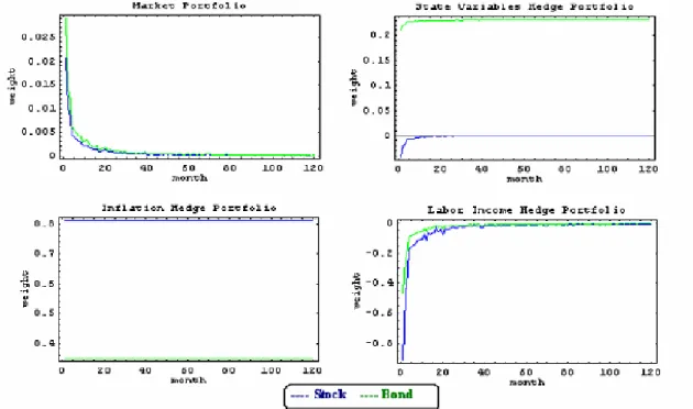 Figure 7 Percentage Composition of Optimal Separated Portfolio 