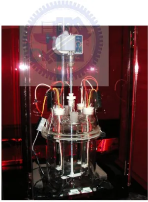 圖 17 懸浮式光觸媒反應器批次實驗設備