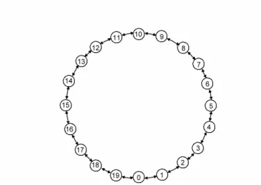 Fig. 2.1.2 Distributed Double Loop Computer Network-DDLCN. 