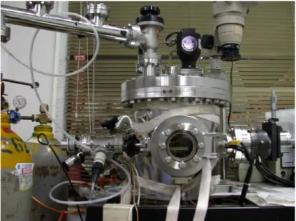 Figure 2-5 Schematic diagram of a high-vacuum system setup for field emission  measurement