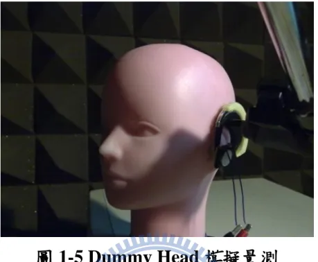 圖 1-5 Dummy Head 模擬量測 