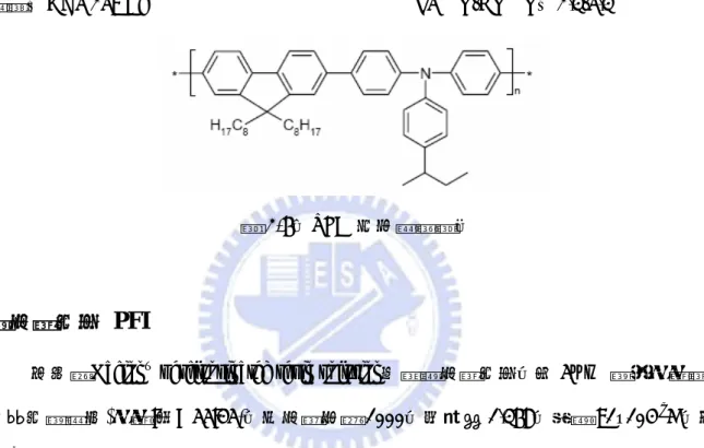 圖 2-6、TFB  之化學結構。 
