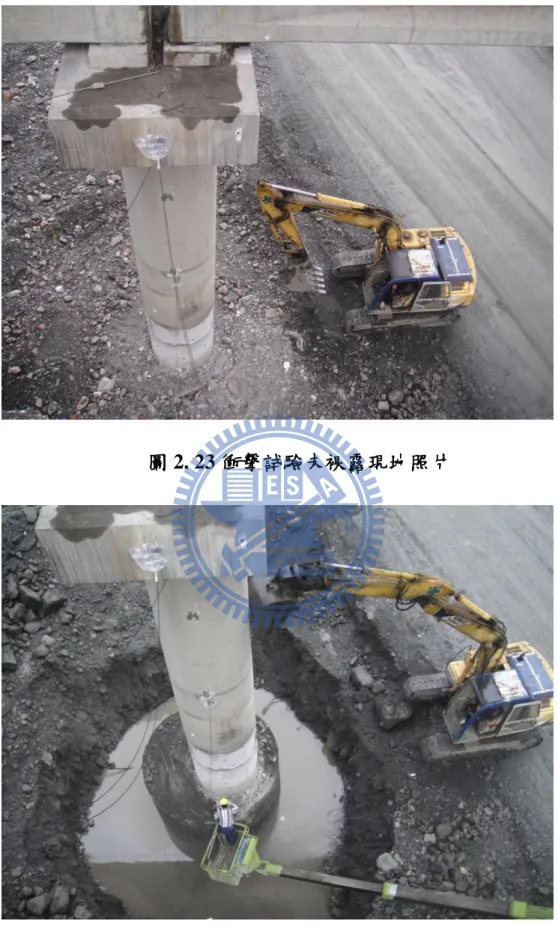 圖 2. 23 衝擊試驗未裸露現地照片 
