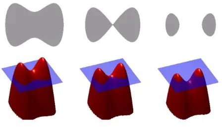 Figure 2.5: An example of level set method (from http://en.wikipedia.org/wiki/).