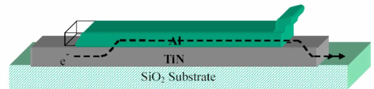 FIG. 2.1. The cross-sectional view of the Blech structure after stressing. 