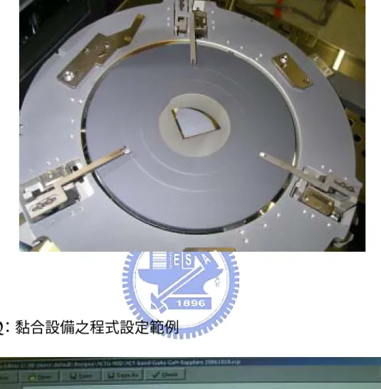 圖 5-2 ：金屬黏合設備之夾具