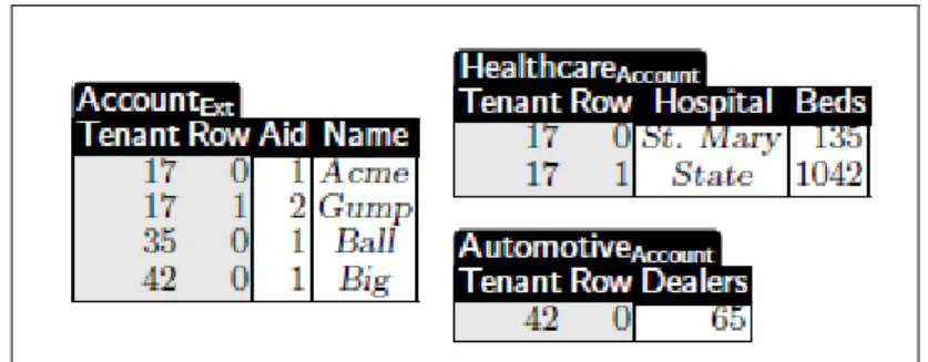 圖 2.13 Extension table layout
