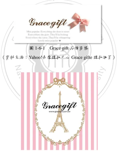 圖 1-6-2    2011 年 Grace gift 新版品牌商標 