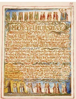 Fig. 2. Holy Thursday. 1794. The Fitzwilliam Museum, Cambridge. The Blake Archive. Web