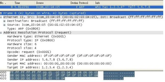 Figure 18. Wireshark Packet Capture Window 