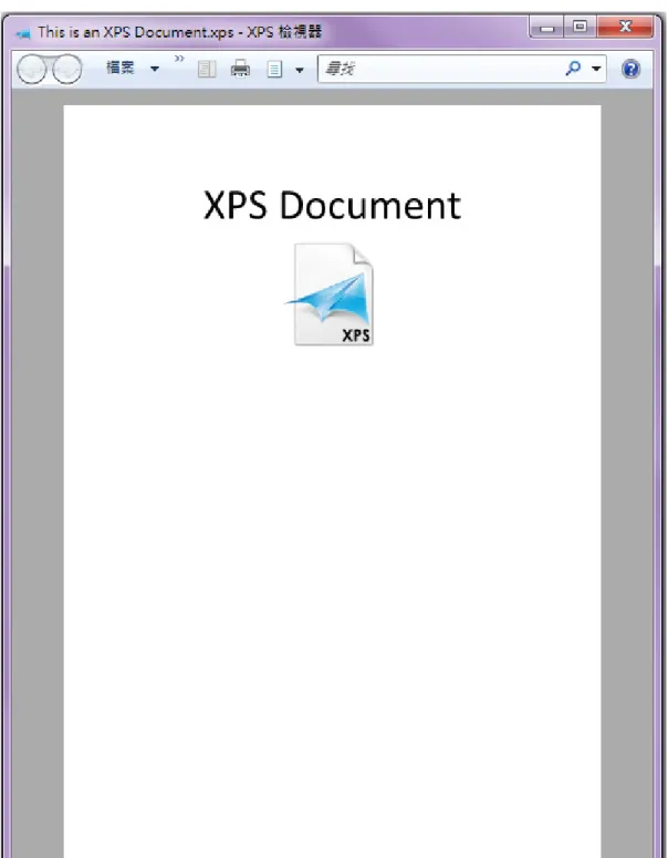 Figure 2.5 The layout corresponding to Figure 2.4 viewed in XPS viewer. 
