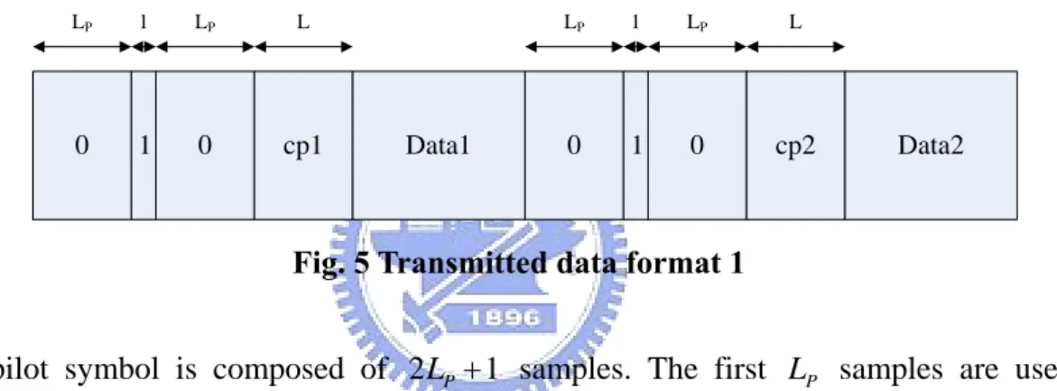 Fig. 5 Transmitted data format 1 