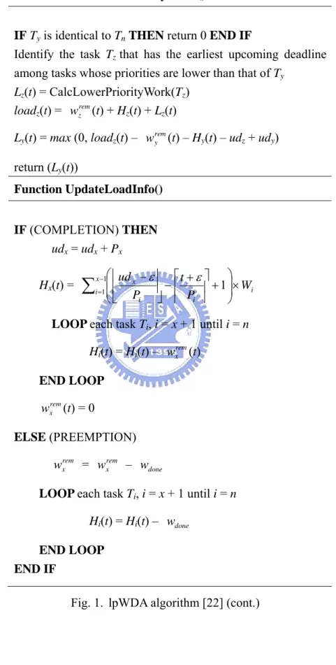 Fig. 1.  lpWDA algorithm [22] (cont.) 