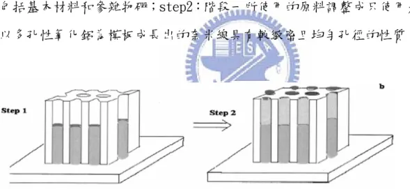 Fig 2-15 Intramolecular p-n junction 的製作步驟 [35]