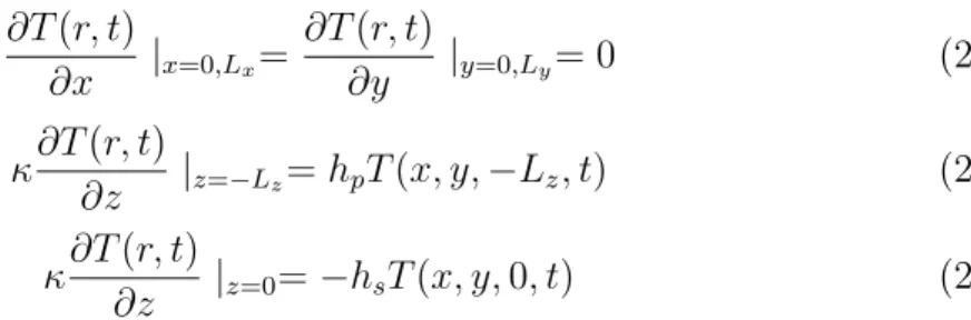 Figure 2.3: Illustration of the simplified chip model