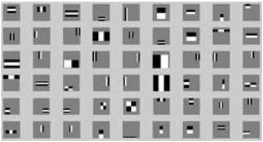 Figure 2-2 Samples of Harr-lik e features 