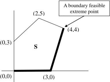 Figure 2.4  A Optimal Solution to the Linear BLP 