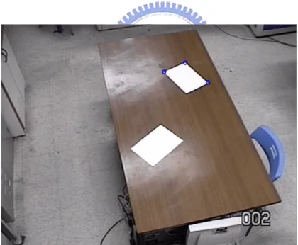 Fig. 1.1    An example of images captured by a camera mounted on the ceiling. 