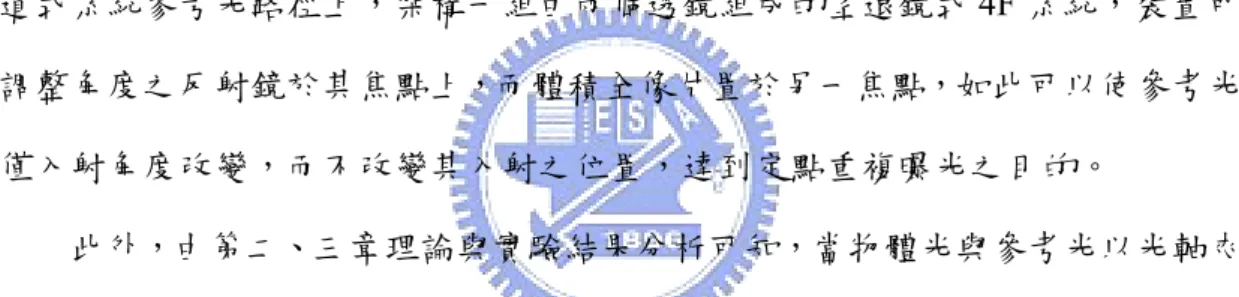 圖 4.5 所示為多頻道式光學相干器的實驗架構圖。 