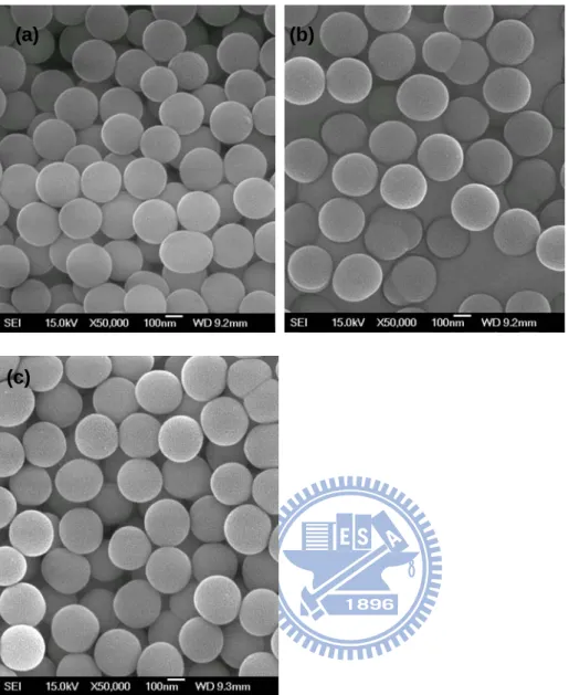 Figure 6. SEM images of Silica-PEG-cgCAT (from Corynebacterium glutamicum)  particles 