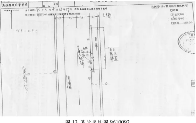圖 13  事故現場圖 9610092 