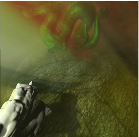 Figure 4.1 The whole scene with scattering effects 