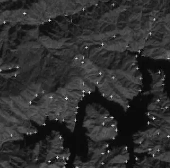 圖 2- 8  翡翠水庫衛星影像特徵萃取成果圖
