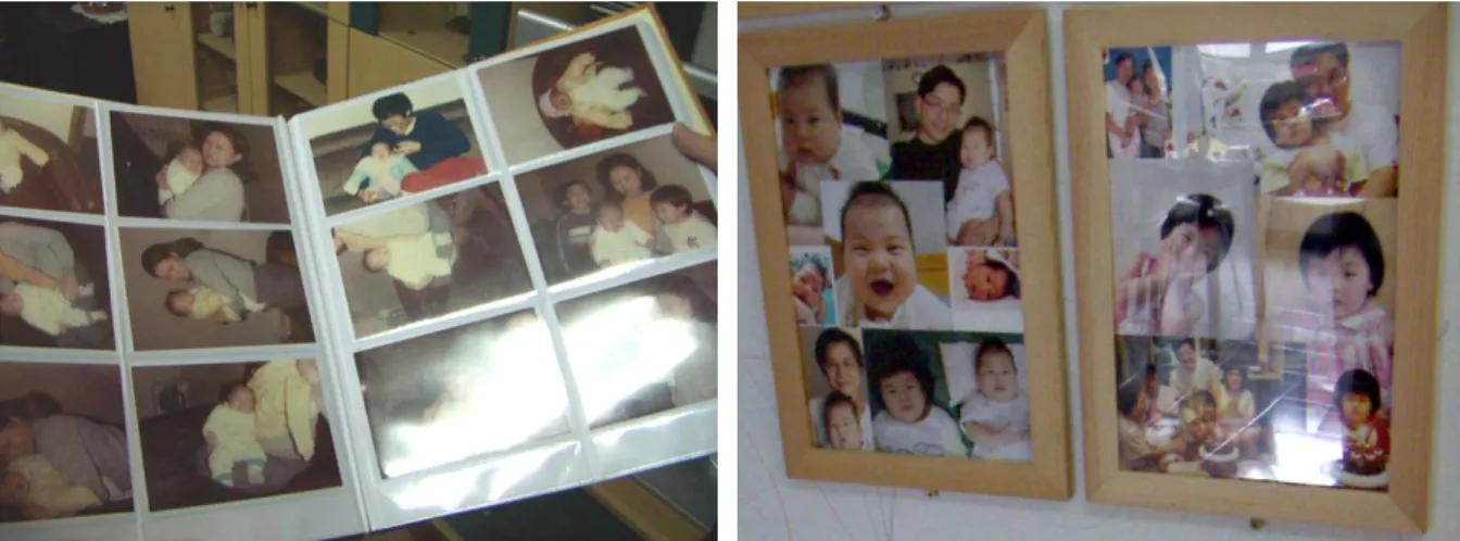 Figure 12 and Figure 13 Baby’s growth record 