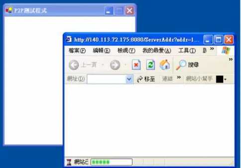 Figure 5. 4. An example of screen shot of server. 