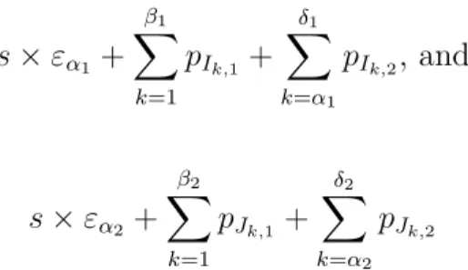 Figure 4.1 shows the configuration of state f (i, j, α 1 , β 1 , α 2 , β 2 , γ 1 , δ 1 , γ 2 , δ 2 , ε, ε ′ ).