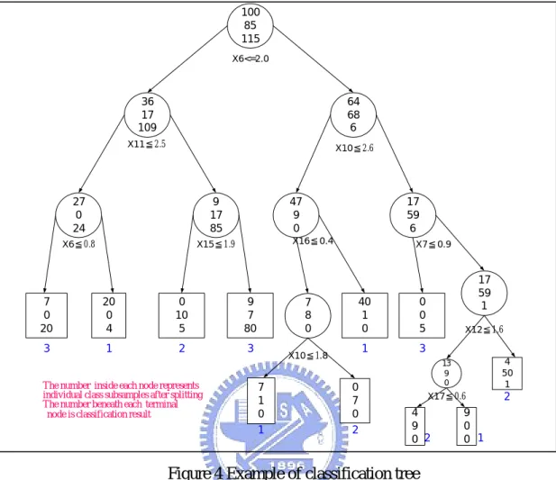 Figure 4 Example of classification tree 