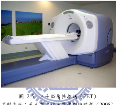 圖  2-5  正子斷層掃描儀（PET） 