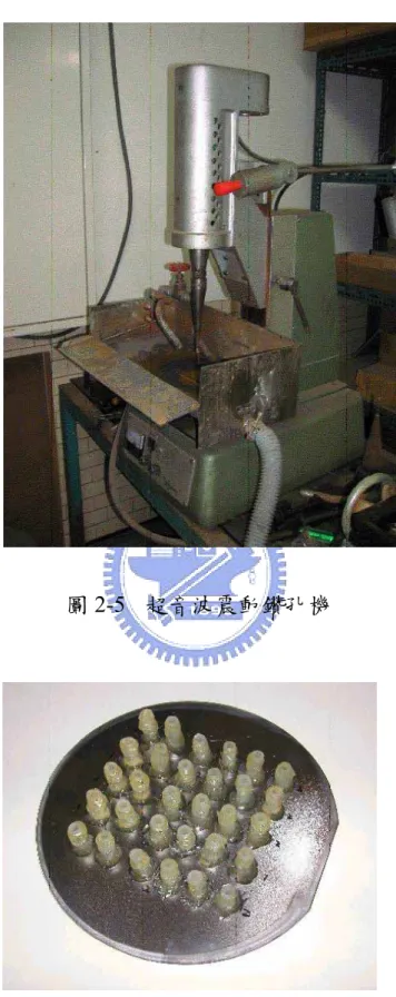 圖 2-5  超音波震動鑽孔機 
