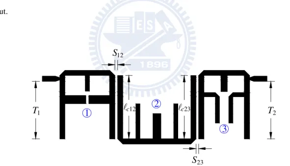 Fig. 2.1-1. Proposed third-order bandpass filter. 
