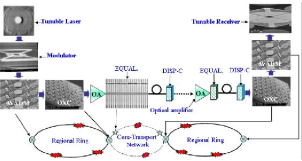 Figure 1.4: MEMS component for optical networking