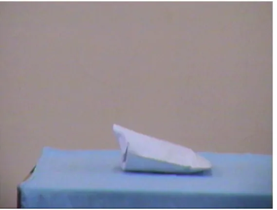 Fig. 3.3 Scene 2, zoom-in of Scene 1 and being used to recognize medical pouch’s  color
