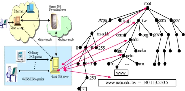 Figure 2.2: DNS operation model 
