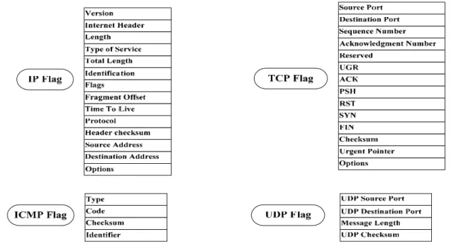 Figure 4.2 Flag attribute and corresponding values