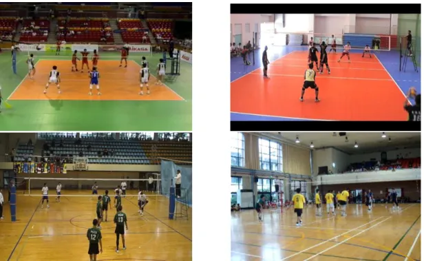 Fig. 1-2. Videos recorded by coaches, players, or even the audiences. 
