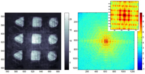 Fig. 5 Reconstructed image of MS-1 loaded on designed pattern 