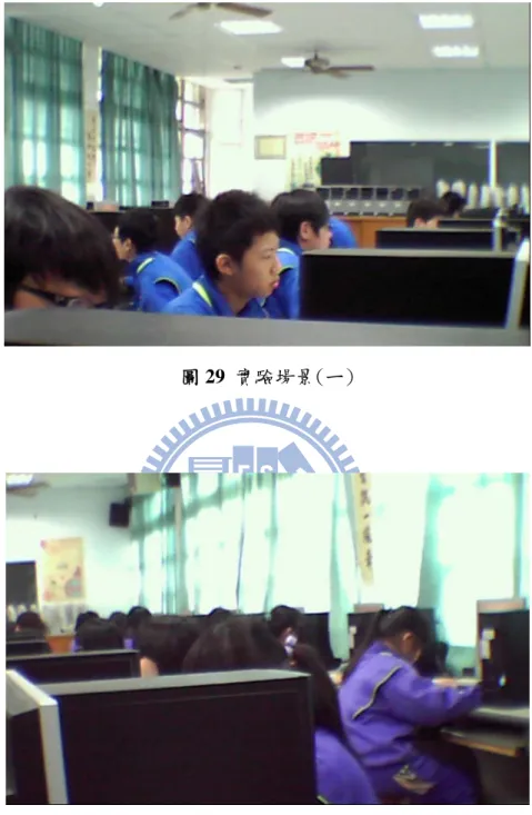 圖 29 實驗場景(ㄧ) 