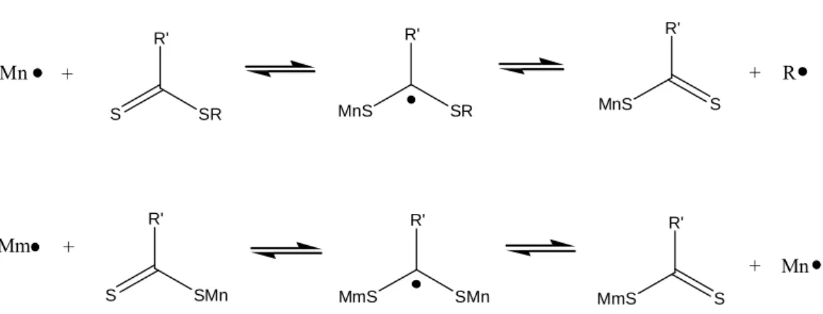 Figure 2. 25 Mechanism of RAFT 