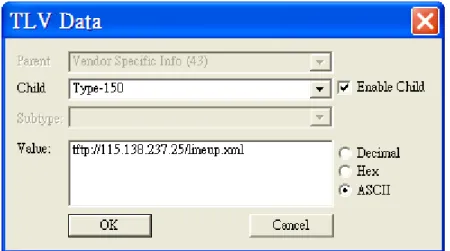 Figure 3-3 TLV data in ASCII