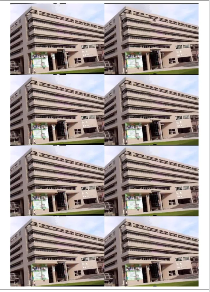Figure 13: Four iterations of original stereoscopic inpainting. 