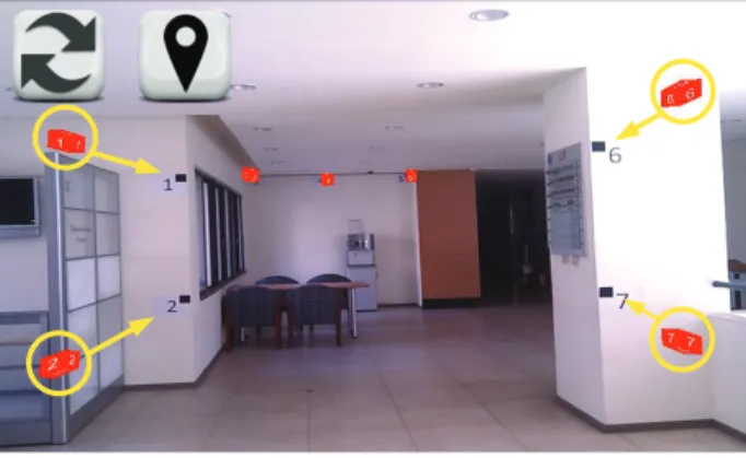 Figure 4.1: User Interface of AR-Positioning
