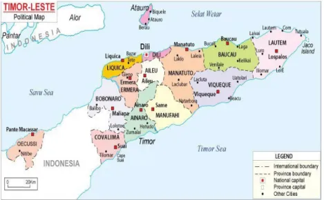 Figure 1: The Map of Timor-Leste