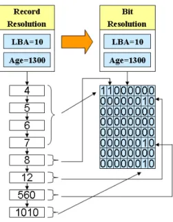 圖 0.5: Record Resolution to Bit Resolution