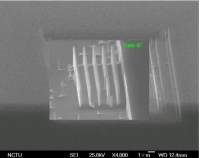 圖 3-3-4 Air 寬度 1µm SEM 照 