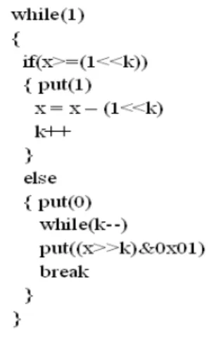 Table mapping code 