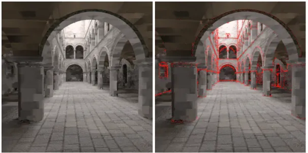 Figure 2.9: An example of irradiance caching [PH04].